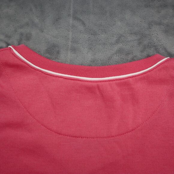 Bobbie Brooks Shirt Womens 2XL Pink V Neck Long Sleeve Banded Cuffs Pullover Top - Picture 15 of 16